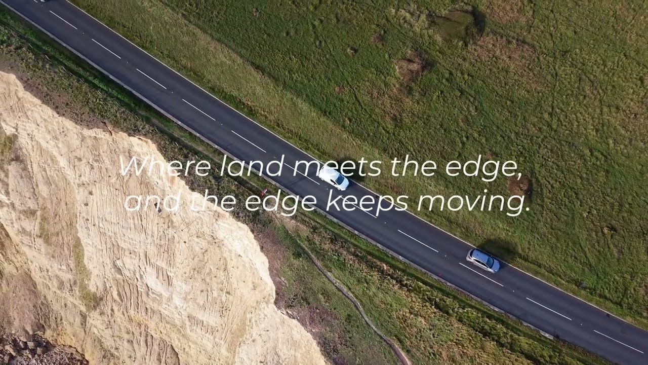 Military Road Erosion | Stunning 4K Drone View of Isle of Wight&rsquo;s Cliffside Highway