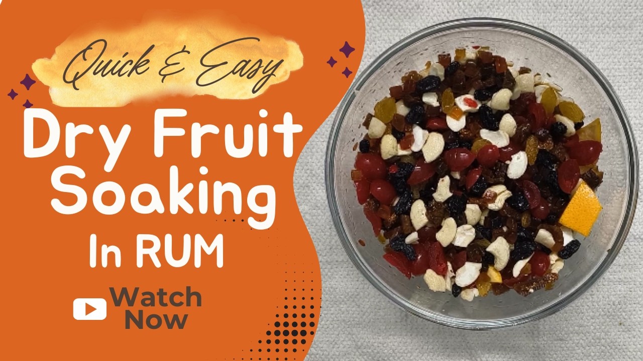 Dryfruit rum soaking | Plum Cake