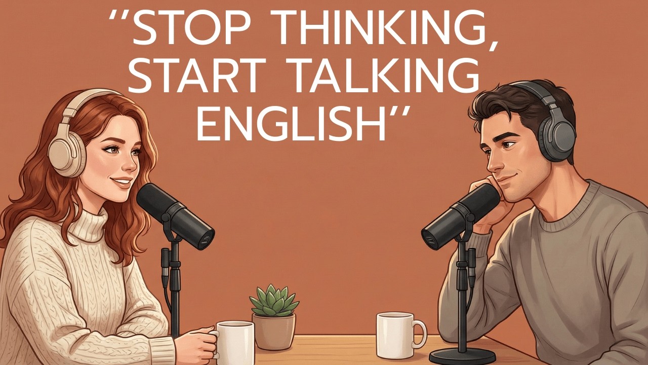 Stop Thinking, Start Talking: English Podcast for Confidence | B1 Listening Practice