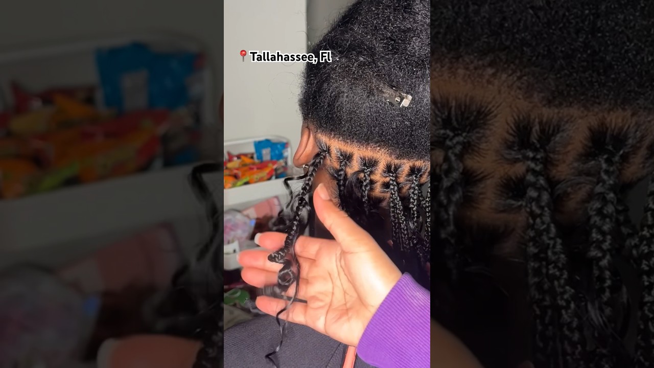 Как заплести короткие косы &laquo;бохо-боб&raquo;😍 #исследуйте #увидетьэтоаккаунт #бохокосы #натуральныеволос...