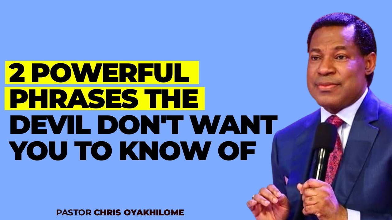 START SAYING THIS WORDS TO YOURSELF || PASTOR CHRIS OYAKHILOME