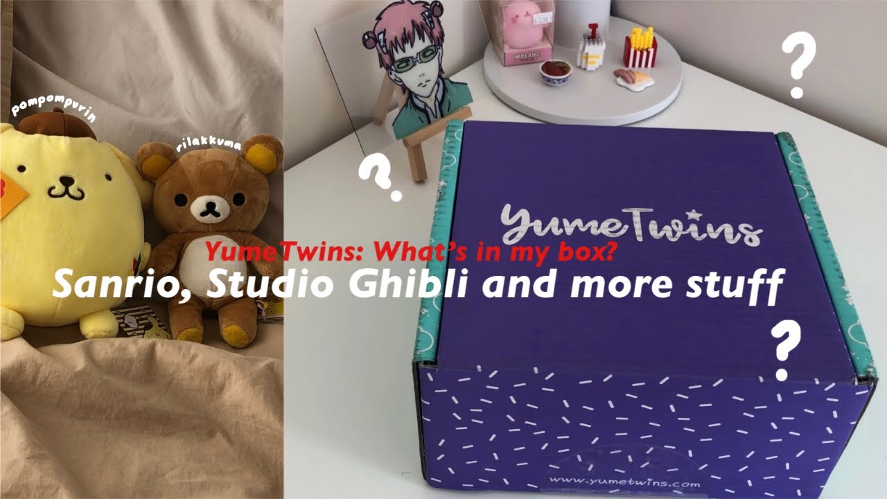 Что в моей коробке? | распаковка коробки YumeTwins kawaii (Studio Ghibli, Sanrio и т. д.)