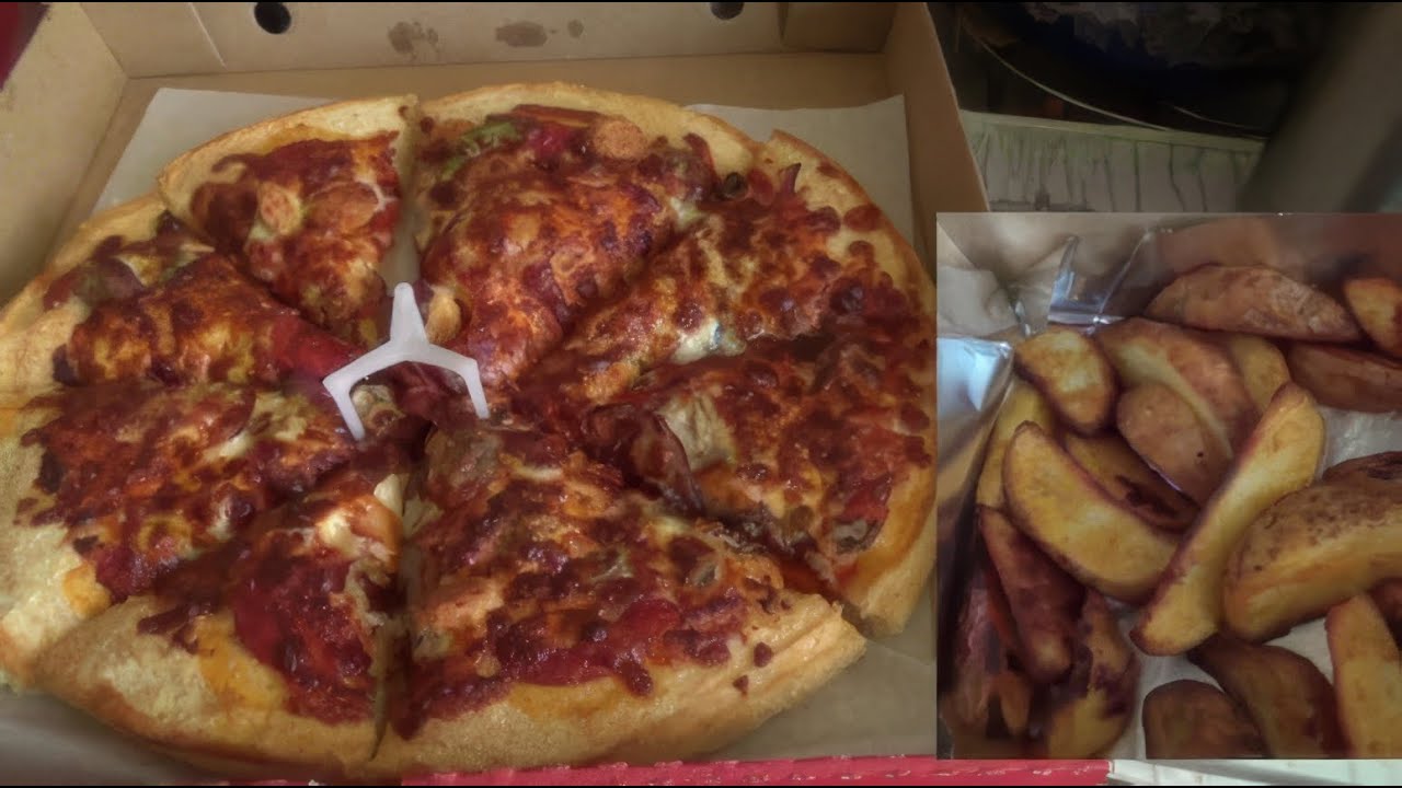 Пицца Хат Суприм (Pizza Hut) и картофель