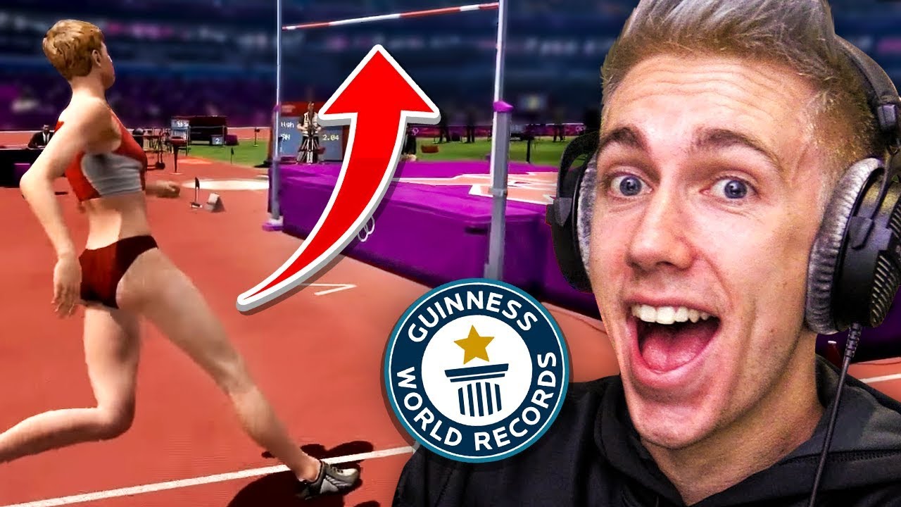 The NEW Olympic High Jump WORLD RECORD