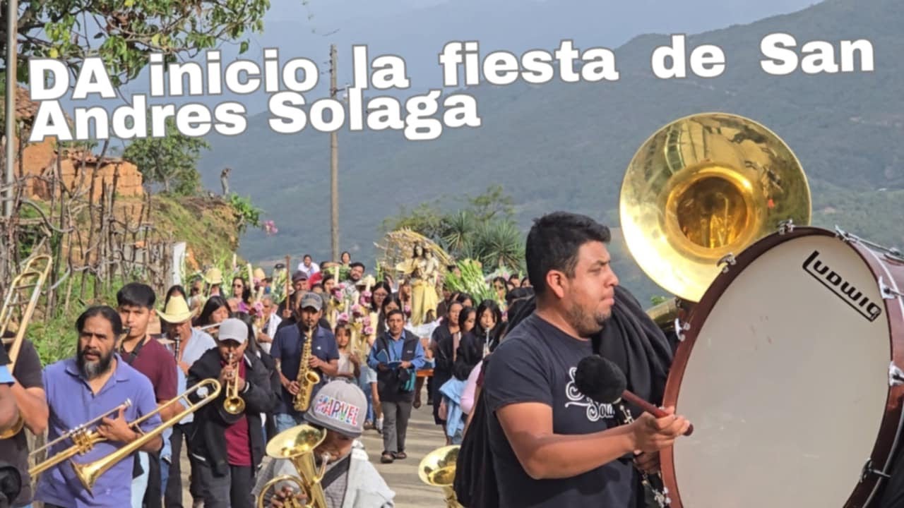 San Andrés Solaga Inicia su fiesta, en honor a la Virgen del Carmen, descubriendo así sus costumbres