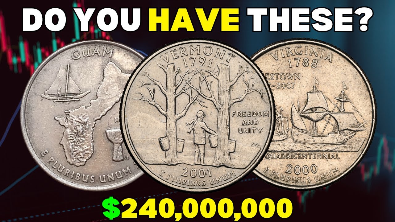 Top 10 Most Rare State Quarters That Can Be Sold For Big $$$ In 2026 — You Could Be Holding One!