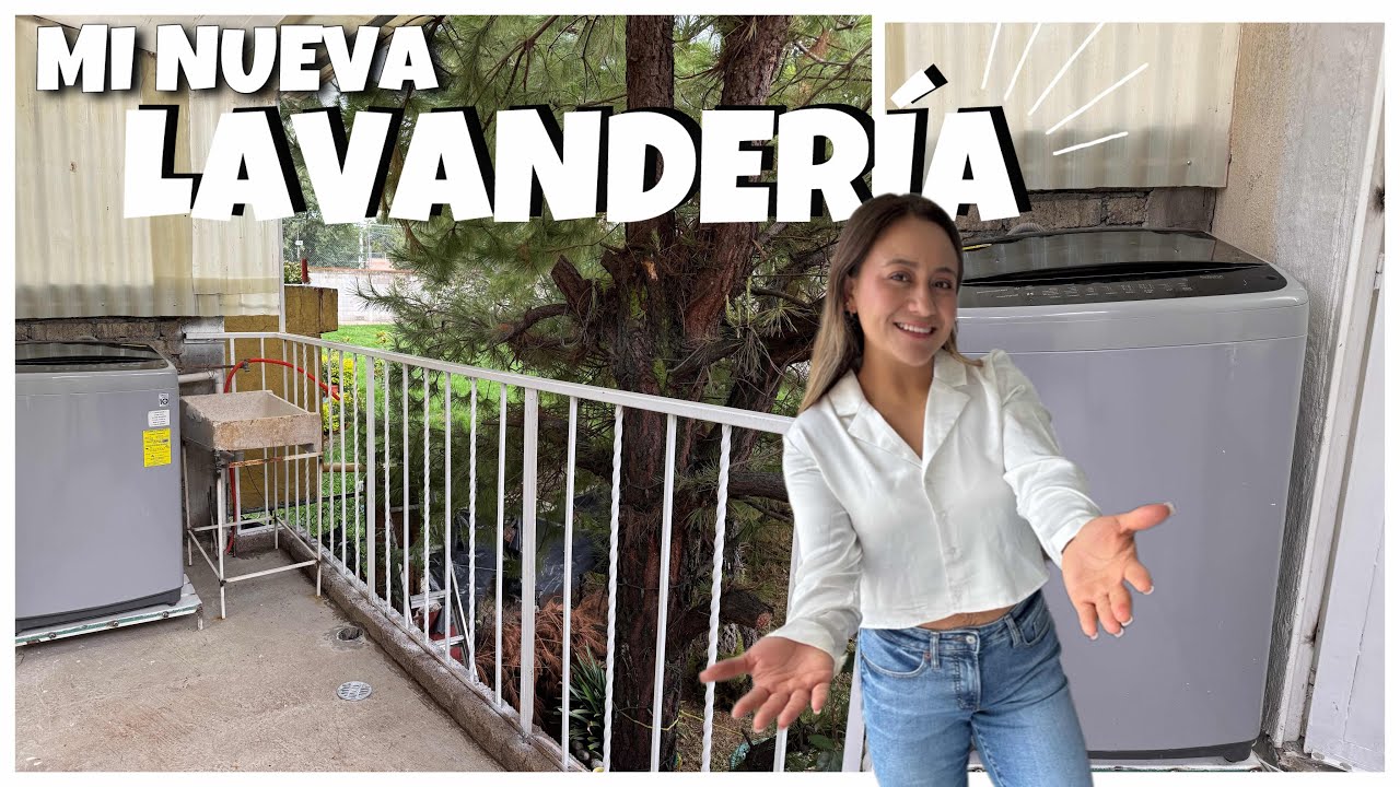 MI NUEVA LAVANDERÍA ✨ Resultado final por mientras || BARANDAL || TECHO || LAVADORA || LAVADERO ✅