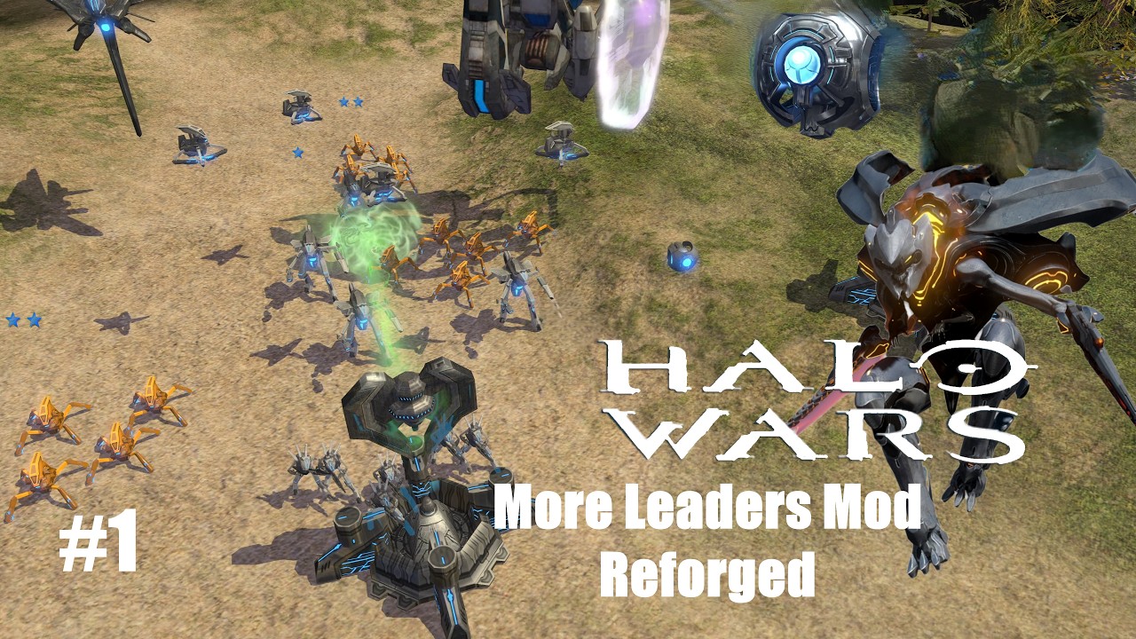 【最後一戰 星環戰役 模組】Halo Wars - More Leaders Mod Reforged《4K》Part 1 Forerunners