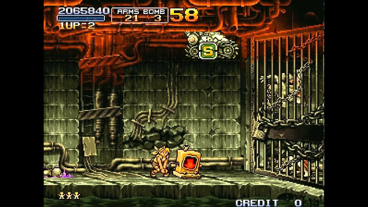 Metal Slug 2: Super Vehicle-001/II Walkthrough/Gameplay Neo Geo