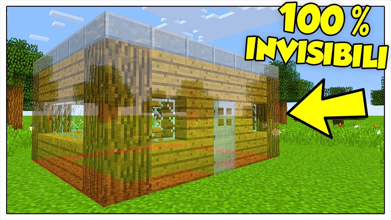 BLOCCHI INVISIBILI AL 100%! NUOVA TECNOLOGIA SEGRETA DI MINECRAFT ITA!