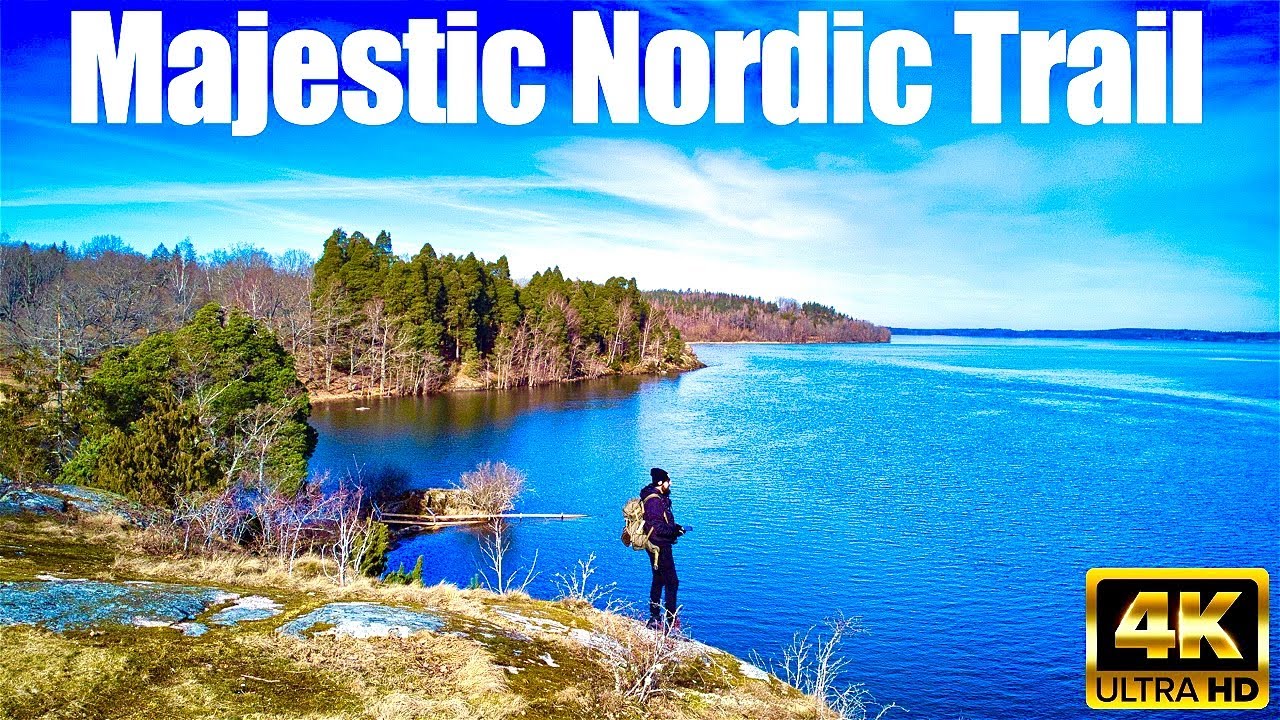 Hiking Alone Majestic Nordic Trail || Sweden 4K