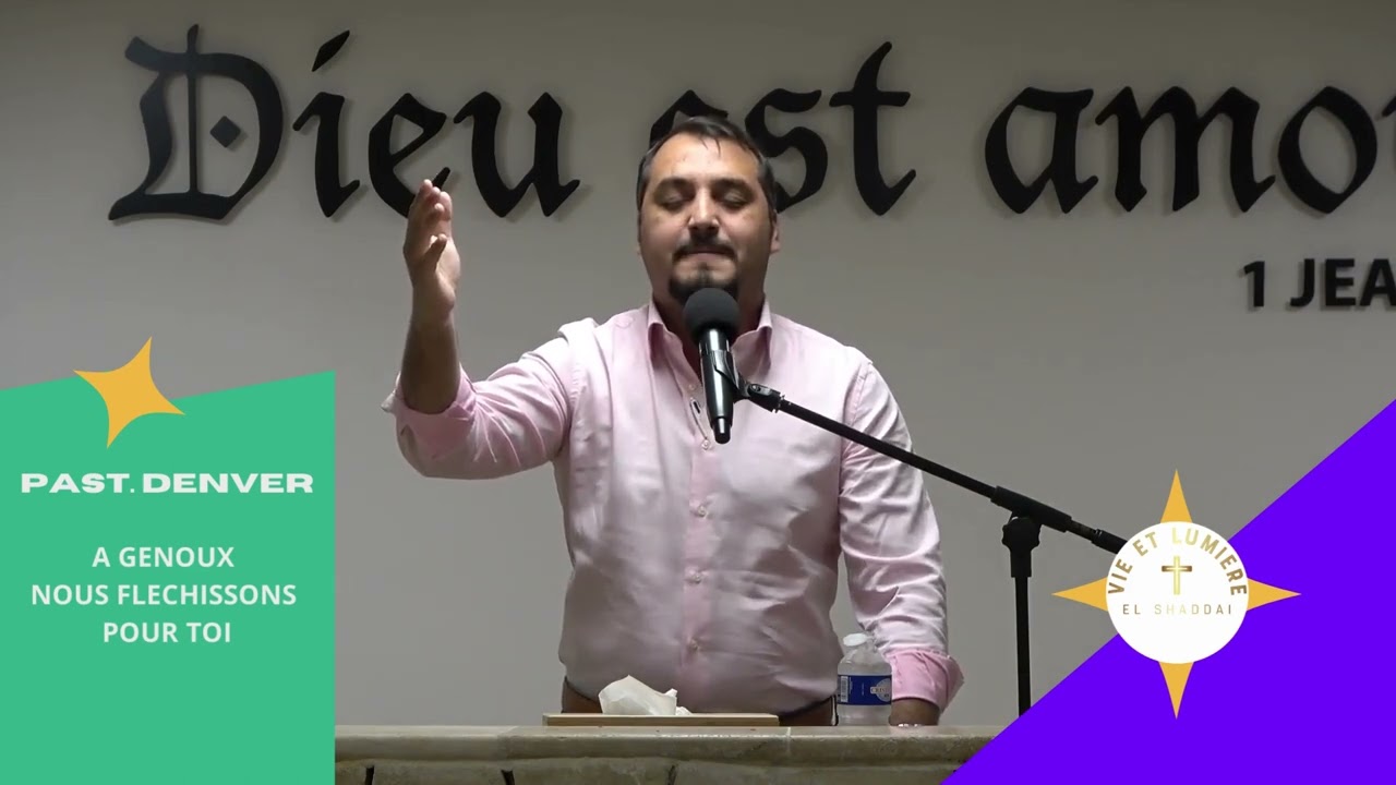 🎶 Cantique : 'A Genoux nous fléchissons pour Toi' | Interprété par Denver 🙏✨