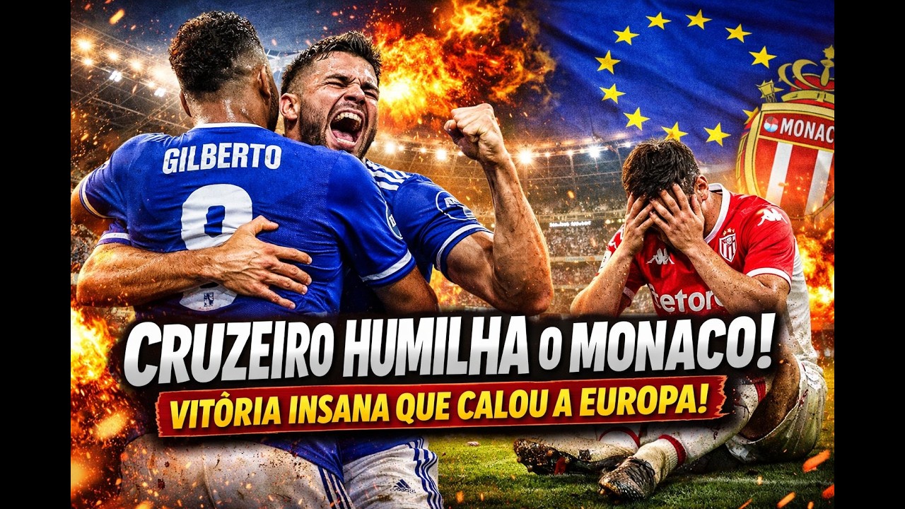 CRUZEIRO IMPLACÁVEL! MONACO NÃO VIU A COR DA BOLA!