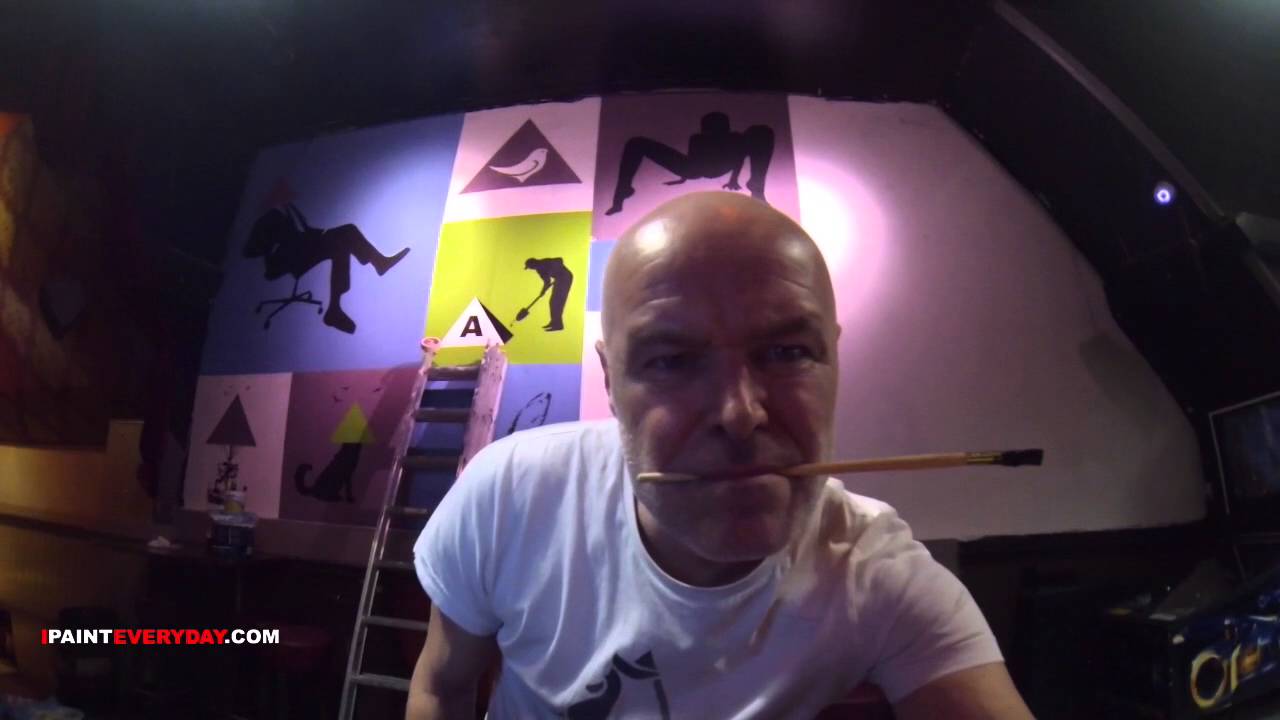 ottograph - mural cafe buurvrouw #ottograph #painting