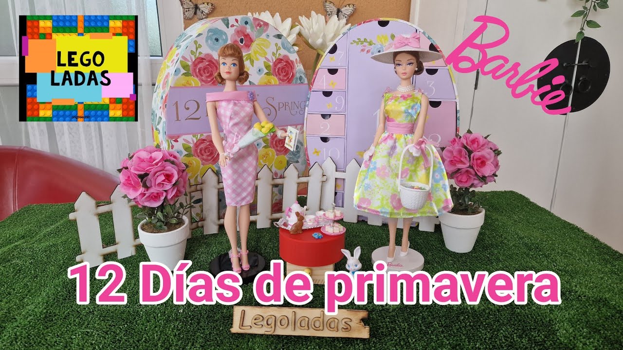 Barbie 12 days of Spring. Unboxing y review. 🌼🌷🌹