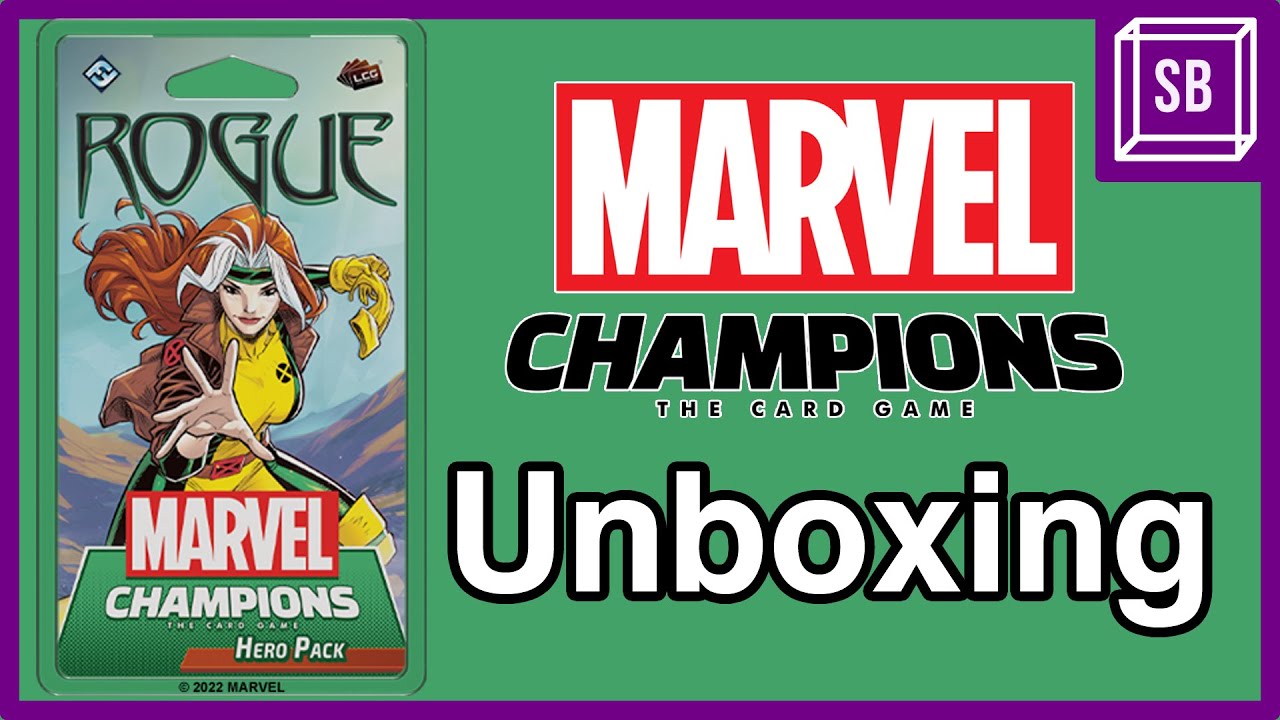 Marvel Champions: Распаковка набора героев Rogue Hero Pack