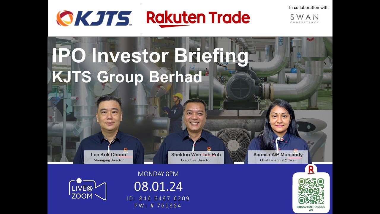 Rakuten Trade Ideas 🎯 Webinar - KJTS Group Bhd