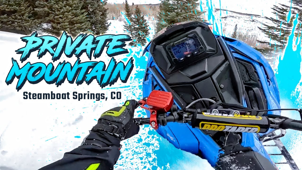 Sledding a Private Mountain: Steamboat Springs Colorado