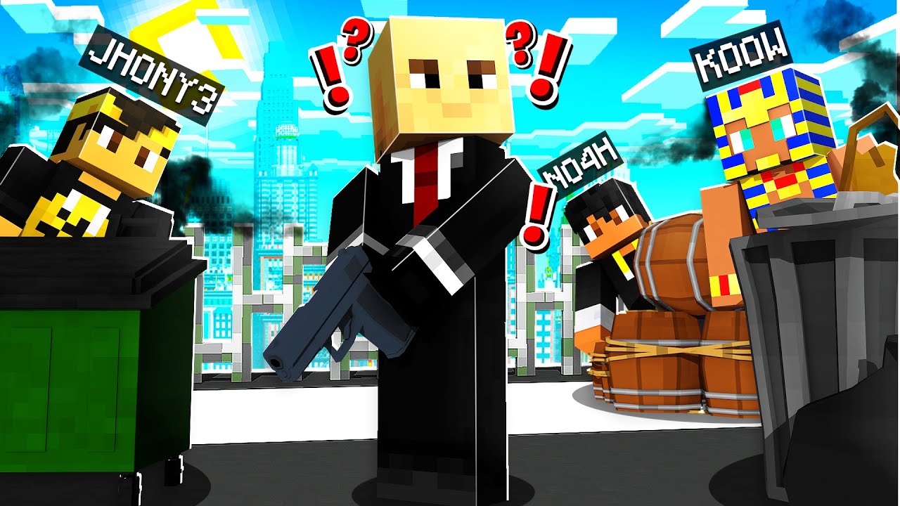 SE ESCONDA HITMAN PROFISSIONAL no MINECRAFT! ‹ Koow ›