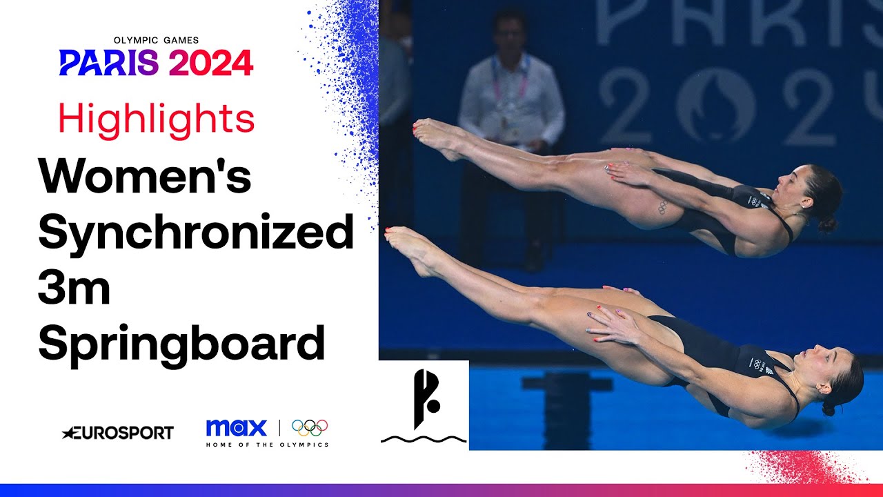 TEAM GB's FIRST PARIS MEDAL! 🥇 | Women's Synchronized 3m Springboard | Round 5 | #Paris2024