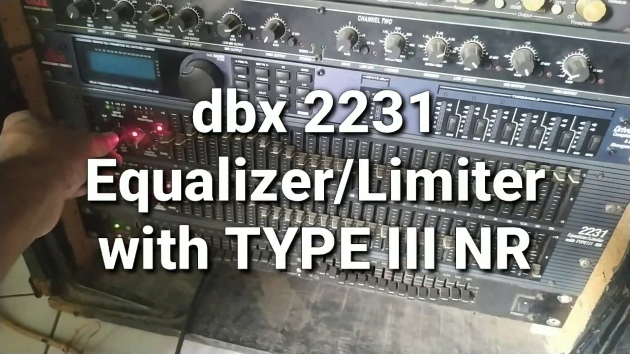 test dbx 2231 Graphic #Equalizer/Limiter with Type III™. bonus skema file pdf