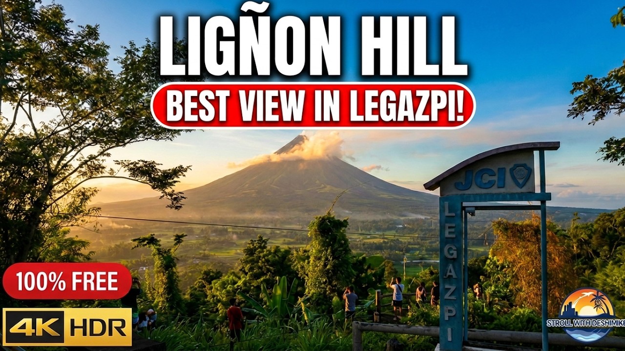 Lig&ntilde;on Hill Nature Park | 🌋 Best Free Viewpoint in Legazpi City 🇵🇭