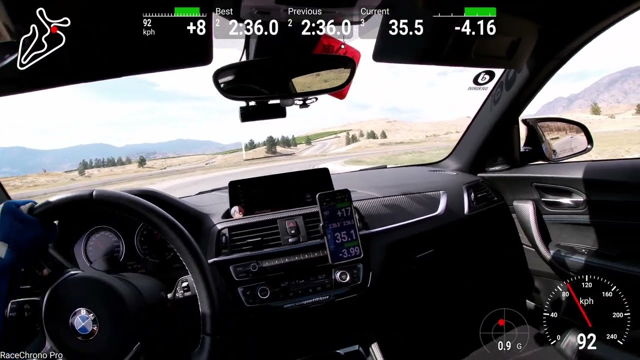 2021 BMW M2 Competition 6MT: 2:29.20 @ Area 27 Motorsport Park - August 15, 2022 (first time)