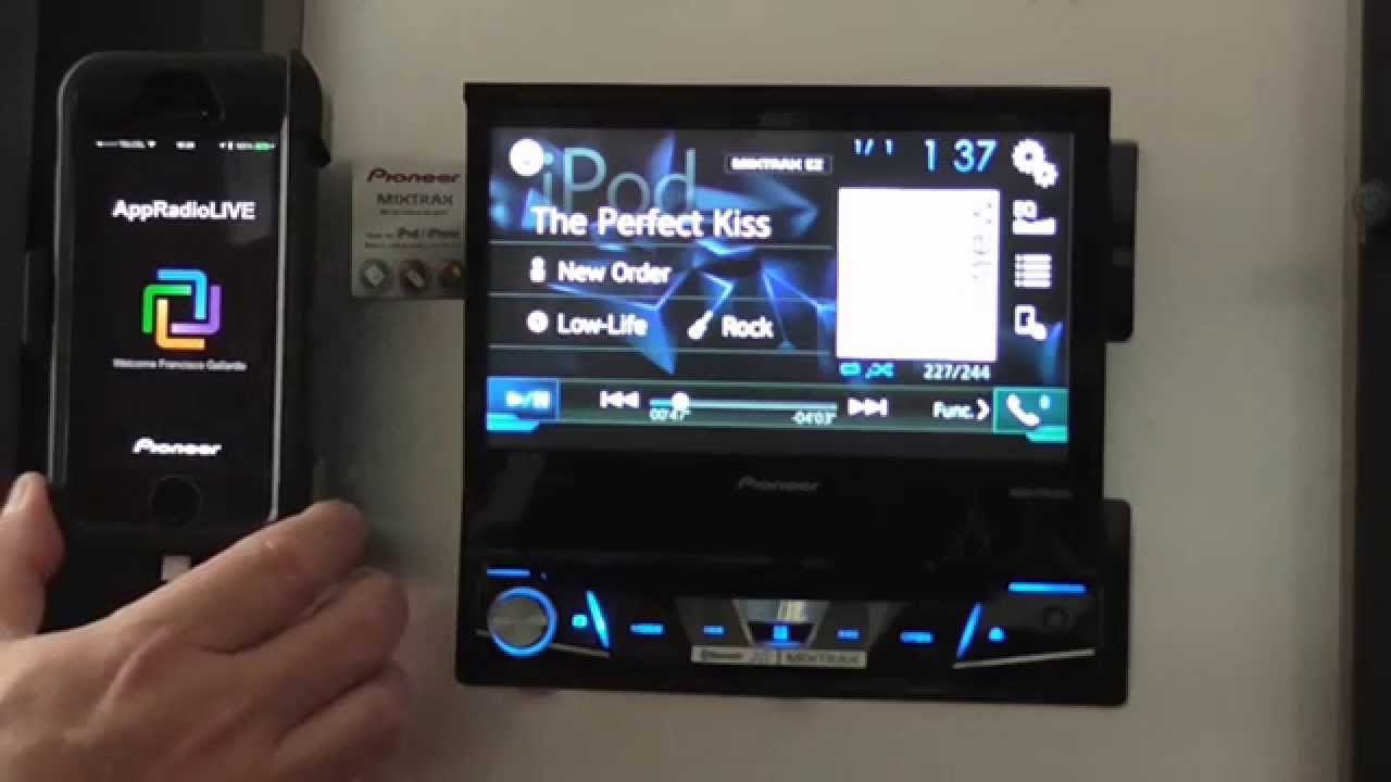 AVH-X7750BT Configuraci&oacute;n AppRadio Live y sus Funciones