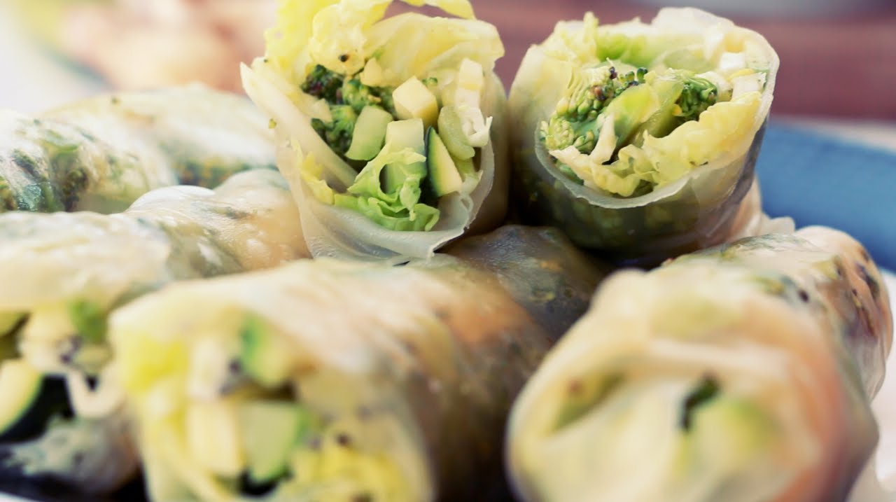 Rollitos vietnamitas verdes