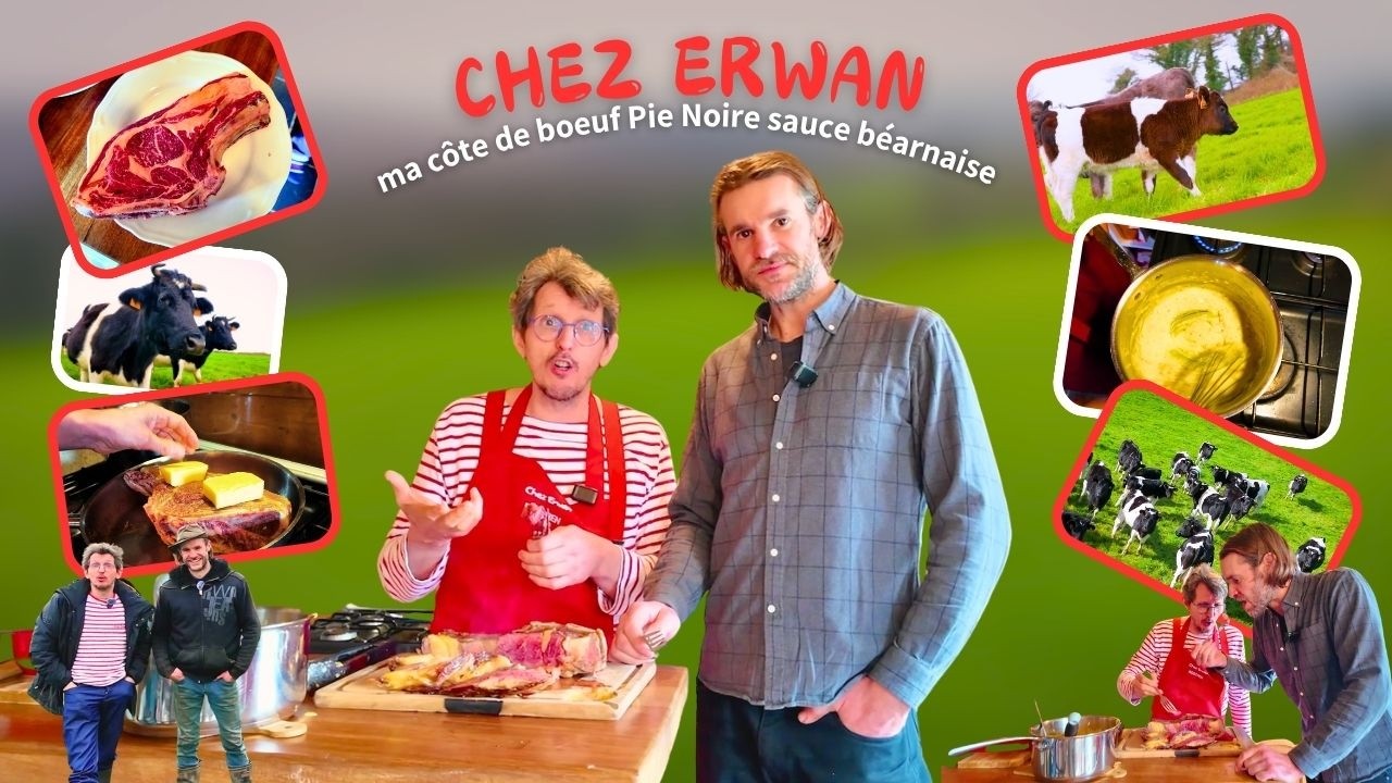 CHEZ ERWAN MA C&Ocirc;TE DE BOEUF PIE NOIRE SAUCE BEARNAISE 🐮