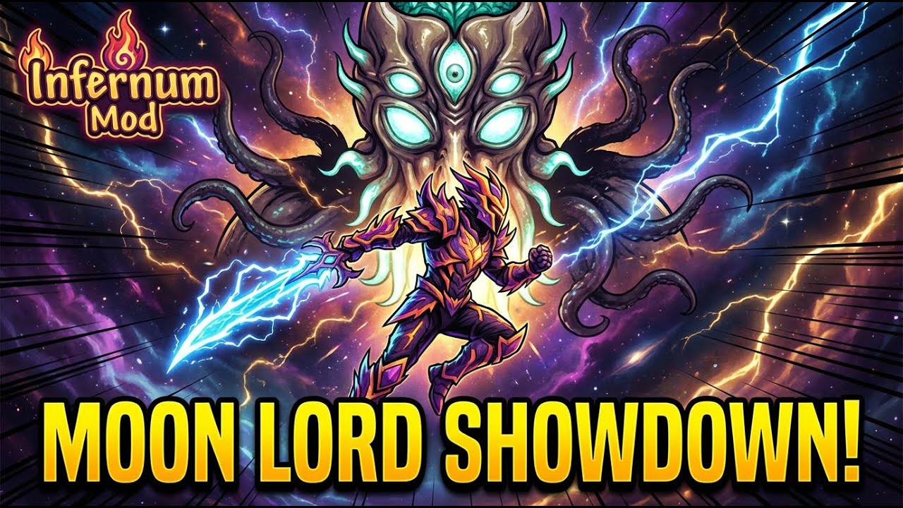Terraria Infernum - Epic Quest to Conquer the Moon Lord! 🔥 Can We Survive?