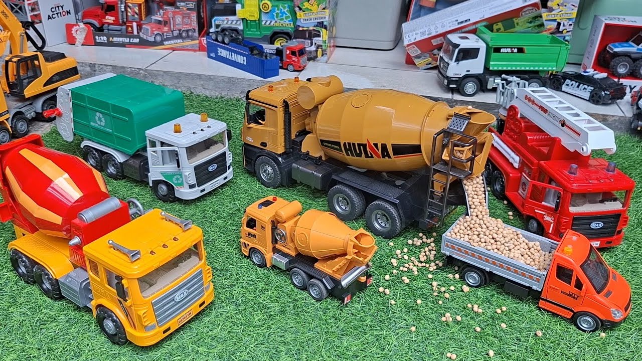 Truk rc huina mobil remot molen mixer truck