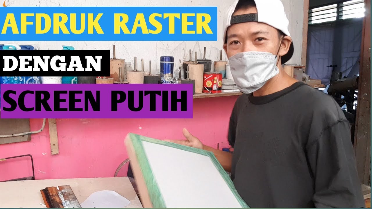 cara bikin Afdruk film sablon Raster