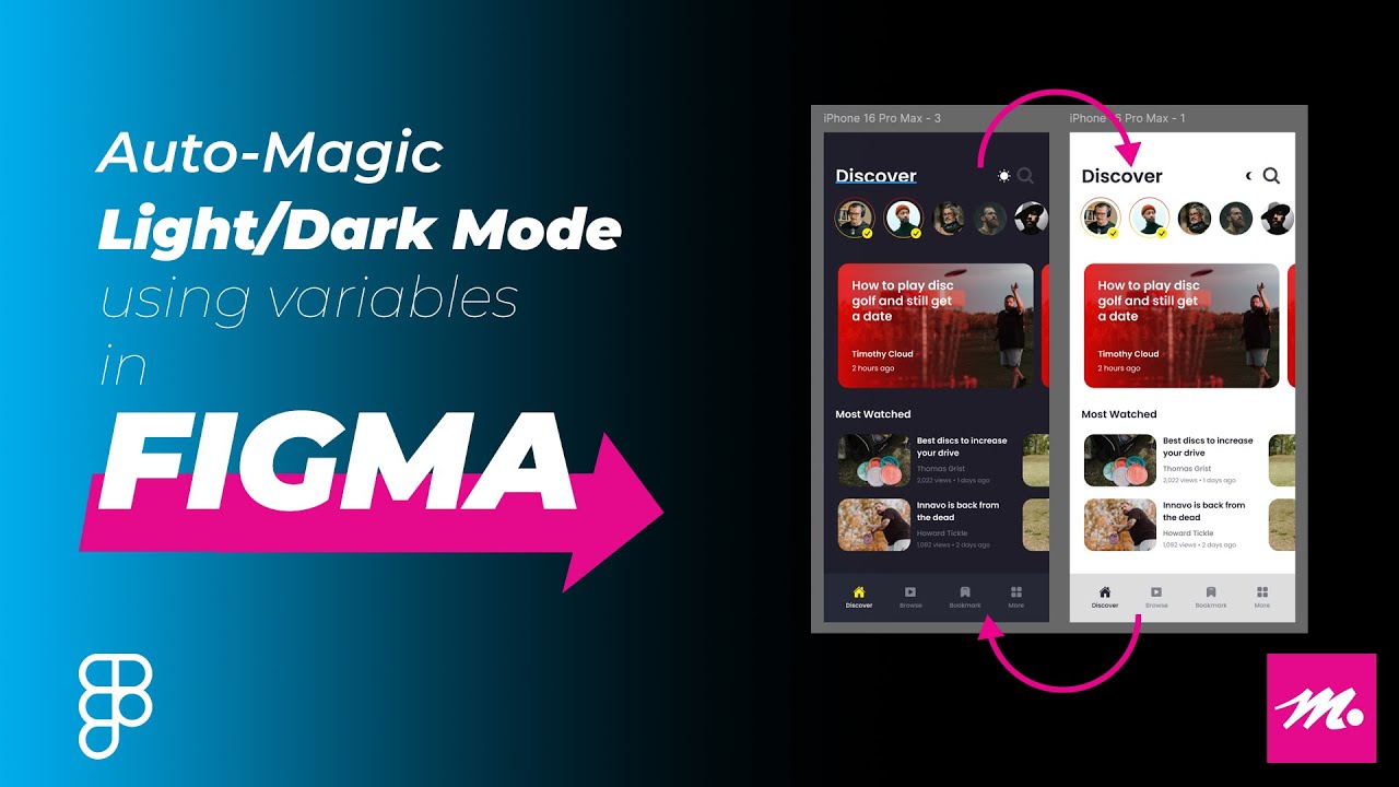 Figma Tutorial - Light and Dark Modes using Variables