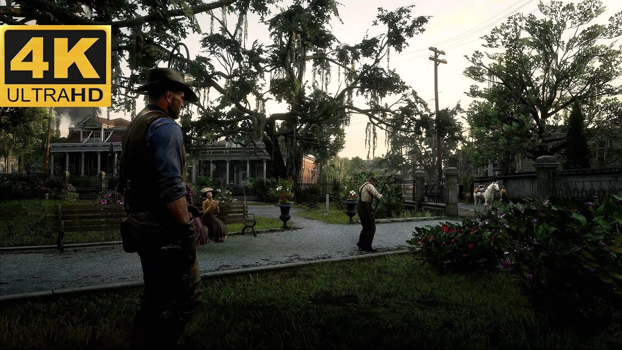 Red Dead Redemption 2-PC-4K-RTX3090-Ultra max settings-Saint Denis