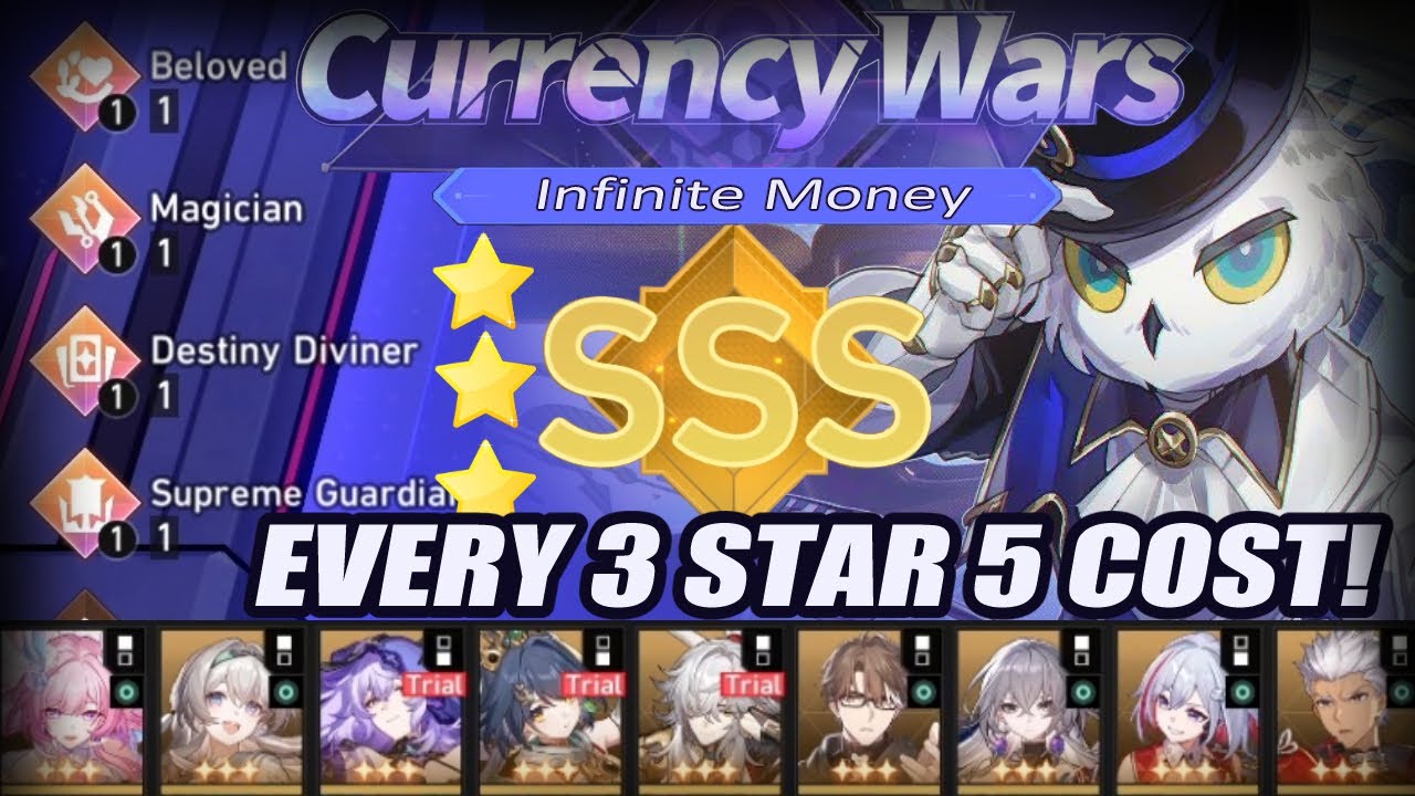 ⭐⭐⭐ ALL 5-Cost Legendaries! | Honkai: Star Rail Currency Wars