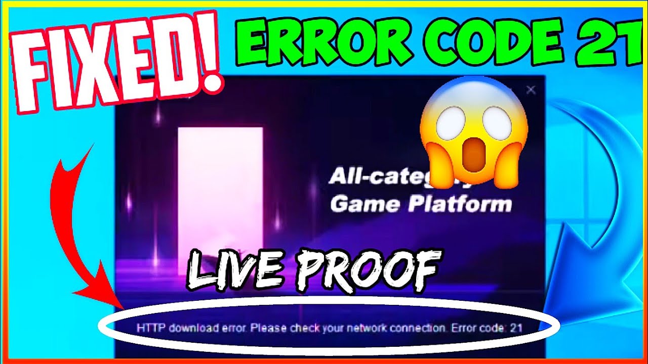 gameloop error code 21 | gameloop error code 21 fix |  