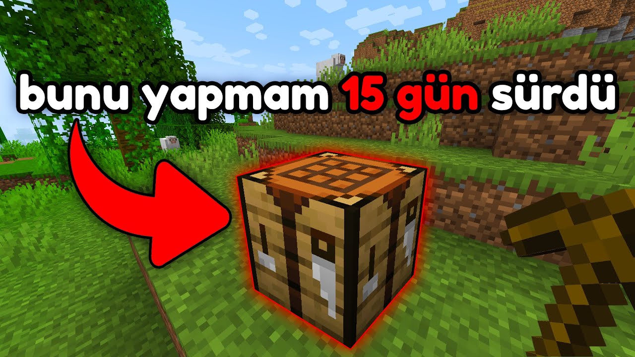 Minecraft'ın EN ZOR Modunda 100 G&uuml;n Hayatta Kaldım