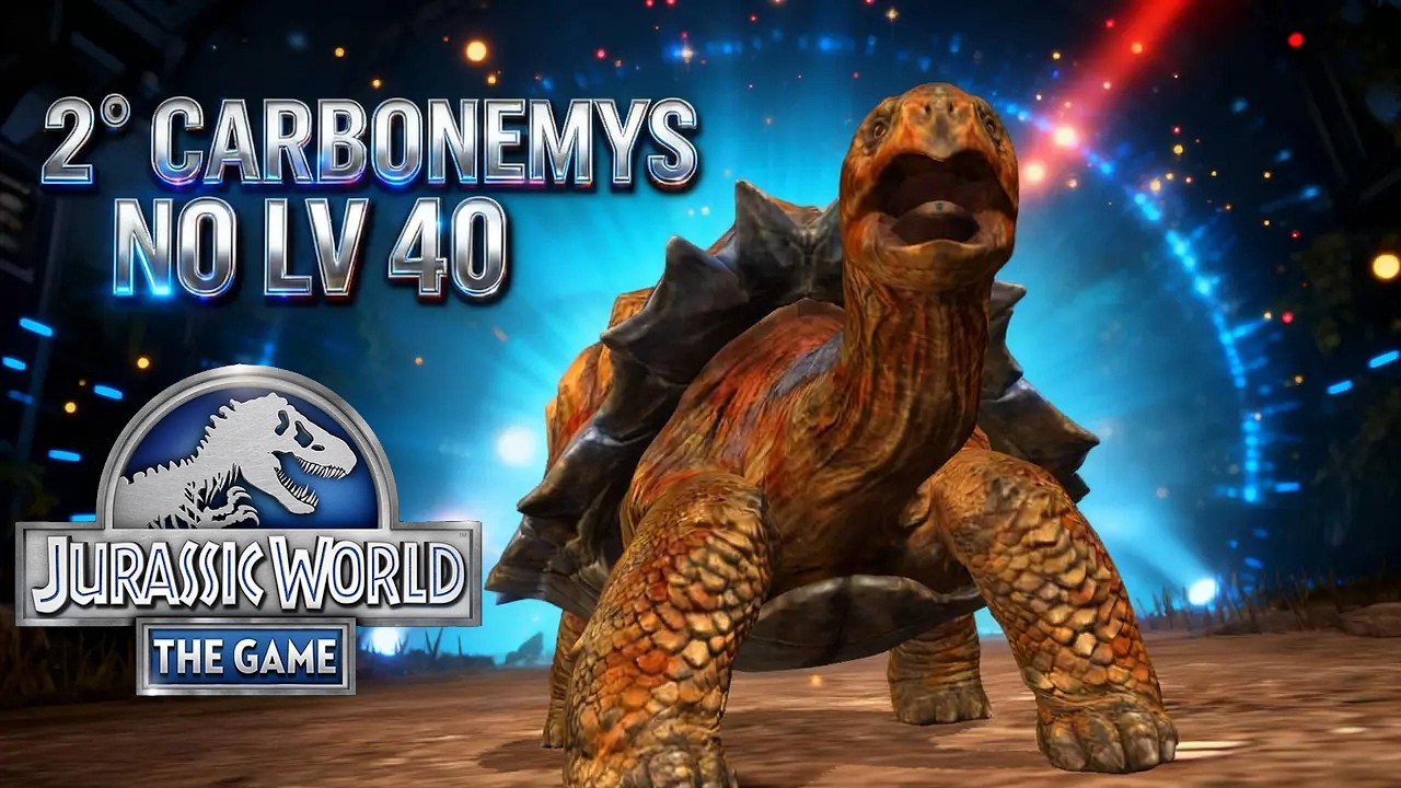 FAZENDO A 2ª CARBONEMYS! 🐢 Projeto Cenozoico | Jurassic World: The Game