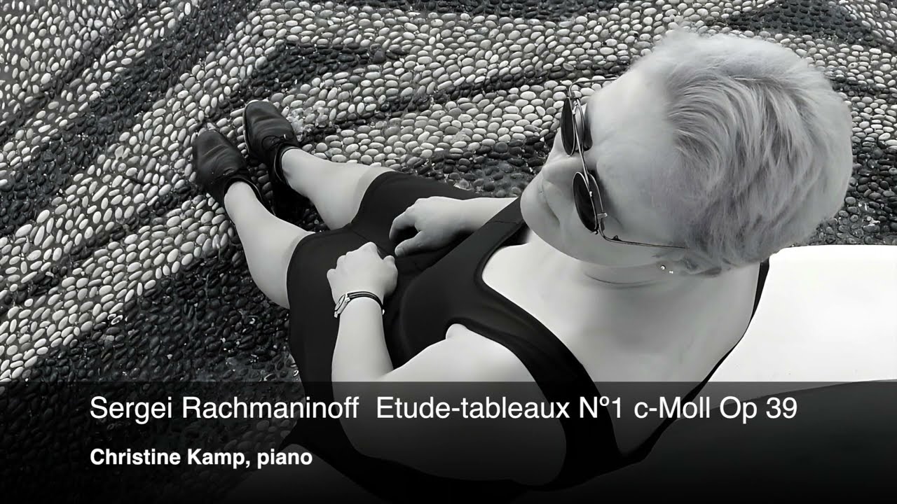 Sergei Rachmaninoff: Etude-tableaux N&ordm;1 c-Moll Op 39, Christine Kamp, piano, Bachzaal, Amsterdam