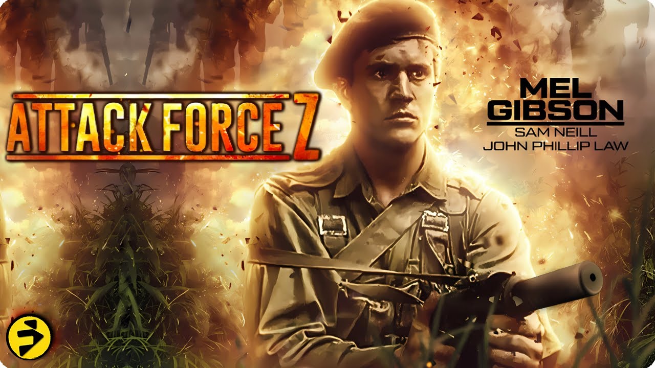 Mel Gibson Leads a Secret WW2 Assault | ATTACK FORCE Z | Classic Action Movie