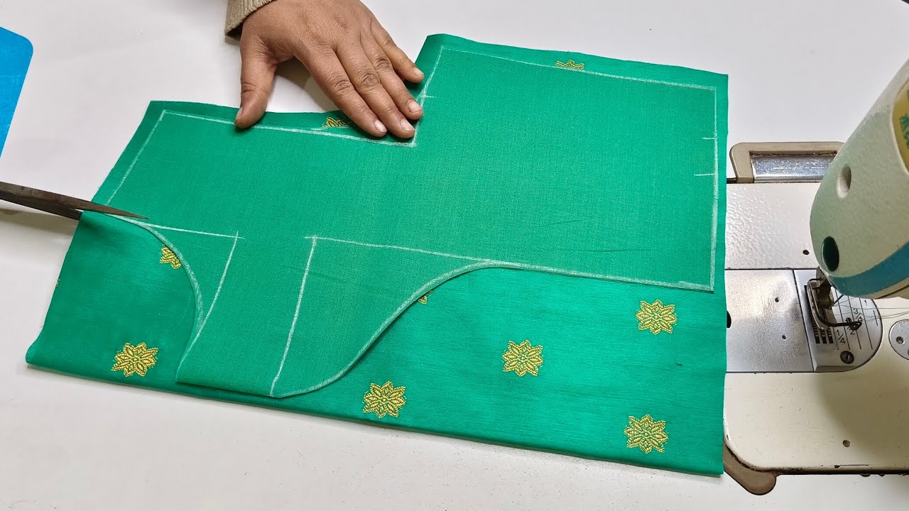 Blouse Design Boat Neck Back Neck Cutting And Stitching | New Blouse Designs