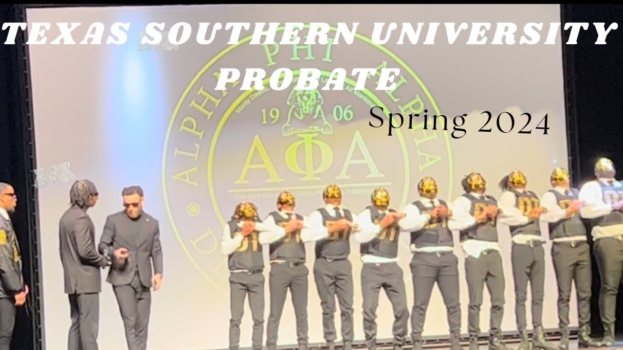 Texas Southern University Spring 2024 kappa/ Nupe Probate !!