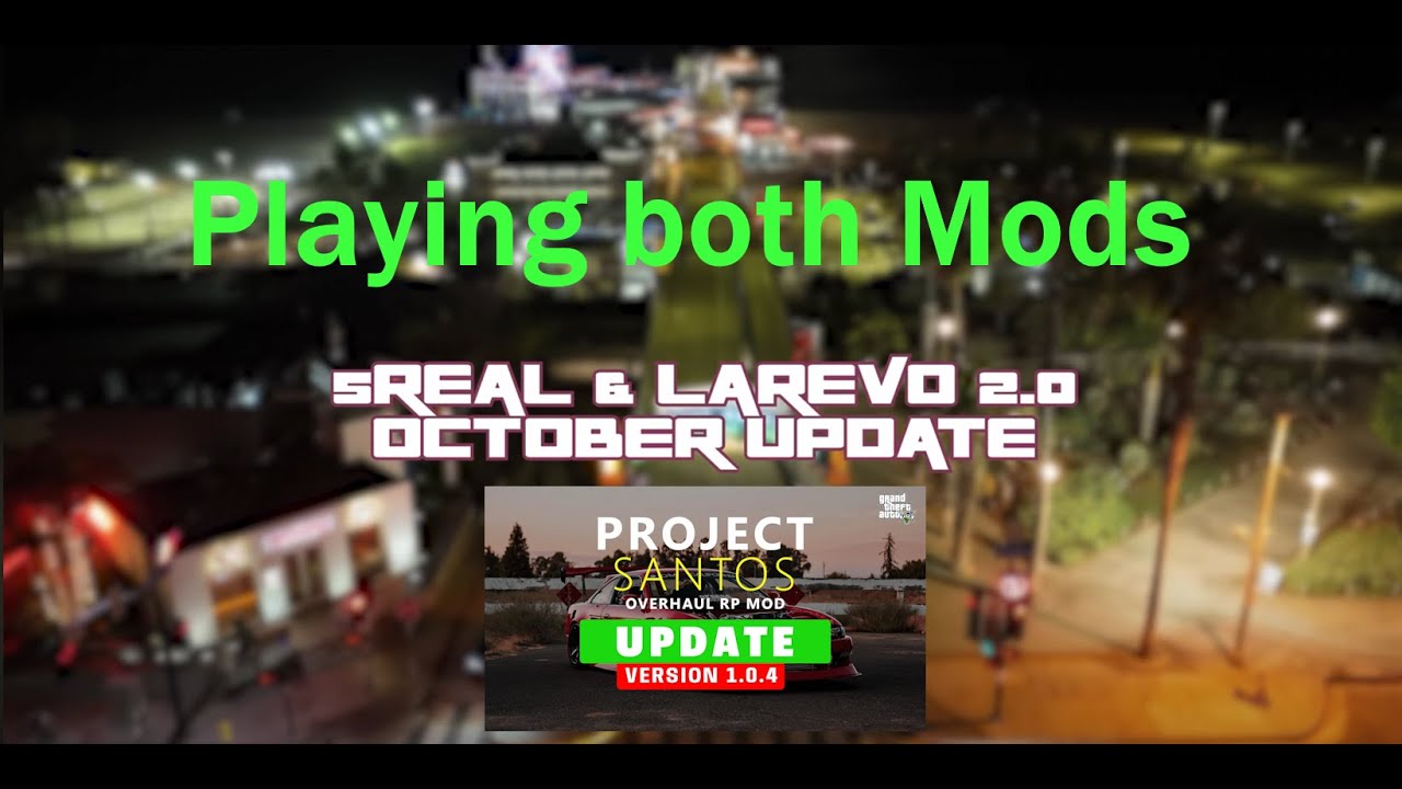 Playing GTA 5 in 4K60 with both 5Real and Project Santos mods