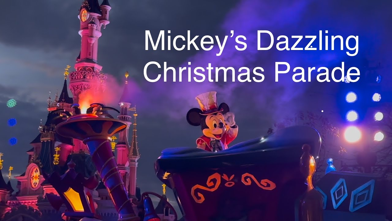 Mickey’s Dazzling Christmas Parade 2024 #disneylandparis
