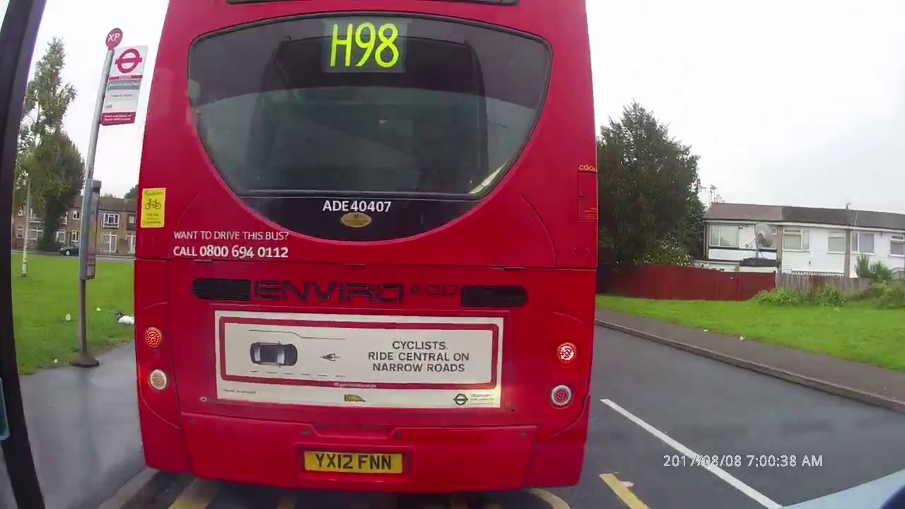 Route H98 Light Run from Hounslow to Hayes End