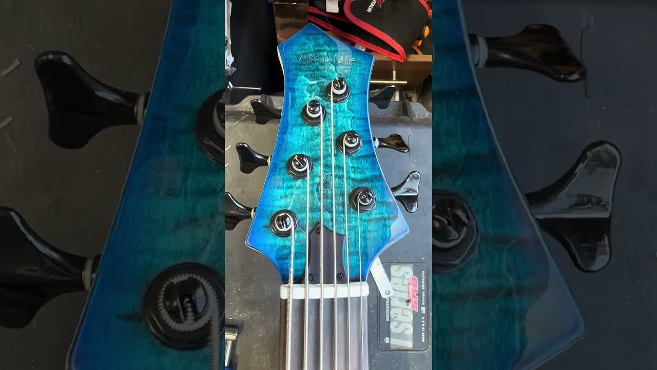 Marcus Miller M7 Siri 6 String Bass Full setup De.Fret Guitar tech Bristol