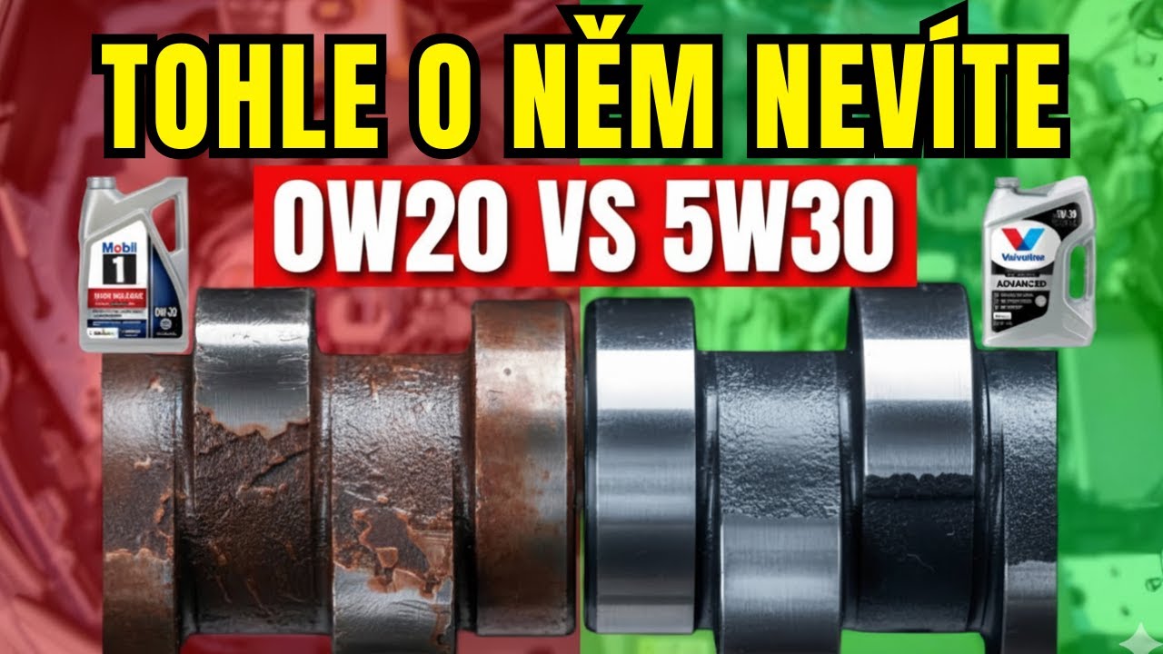 PRAVDA O Oleji 0W-20 vs. 5W-30 (Testováno 50 Motorů!)