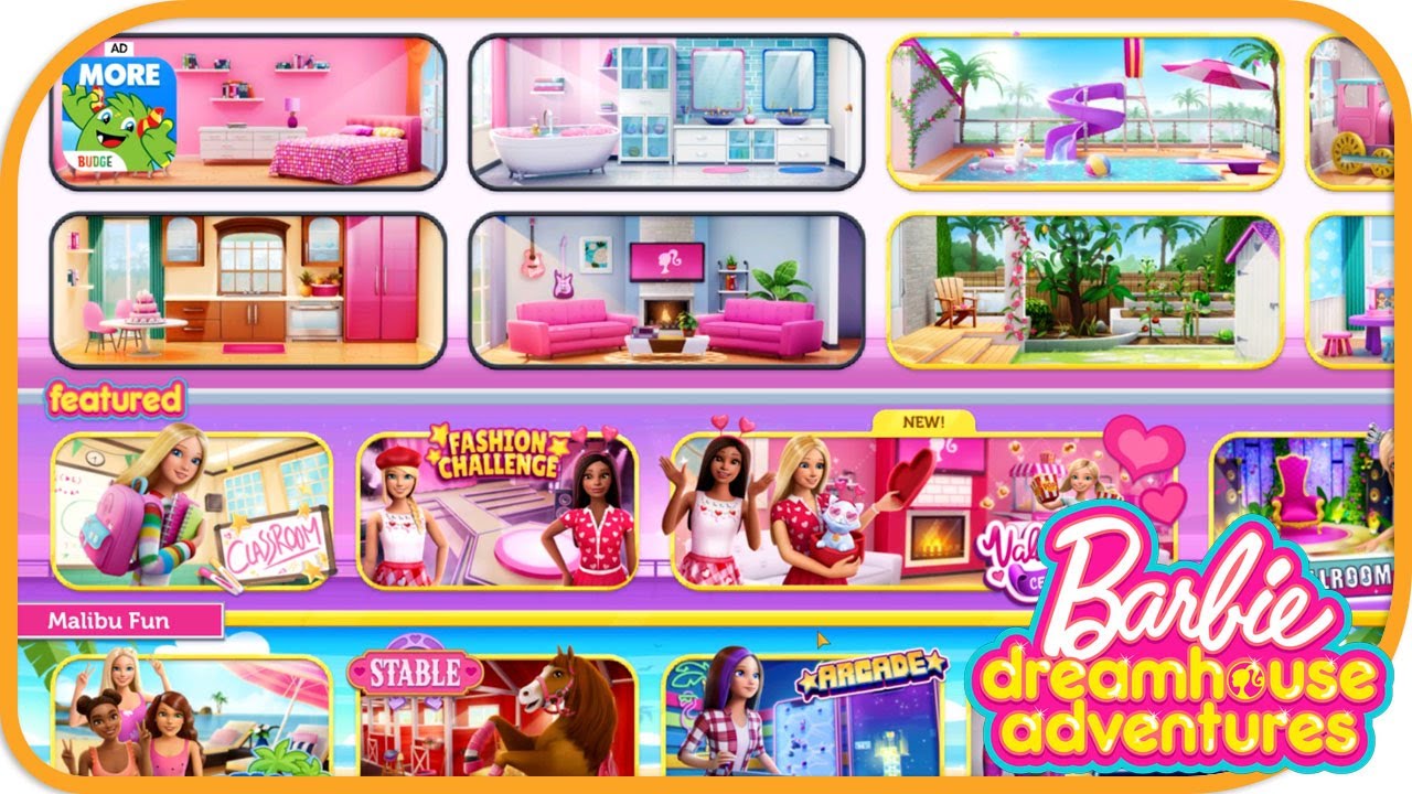 Barbie Dreamhouse Adventure 💗 Valentine’s Day Update! | Budge Studios | 1385 I 4K | HayDay