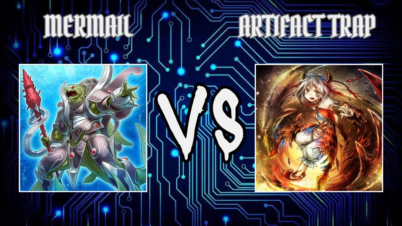 nopeandnope(Mermail) vs Tesse Jacopo(Artifact Traptrix) | Yugioh Hat Format | Dueling Book
